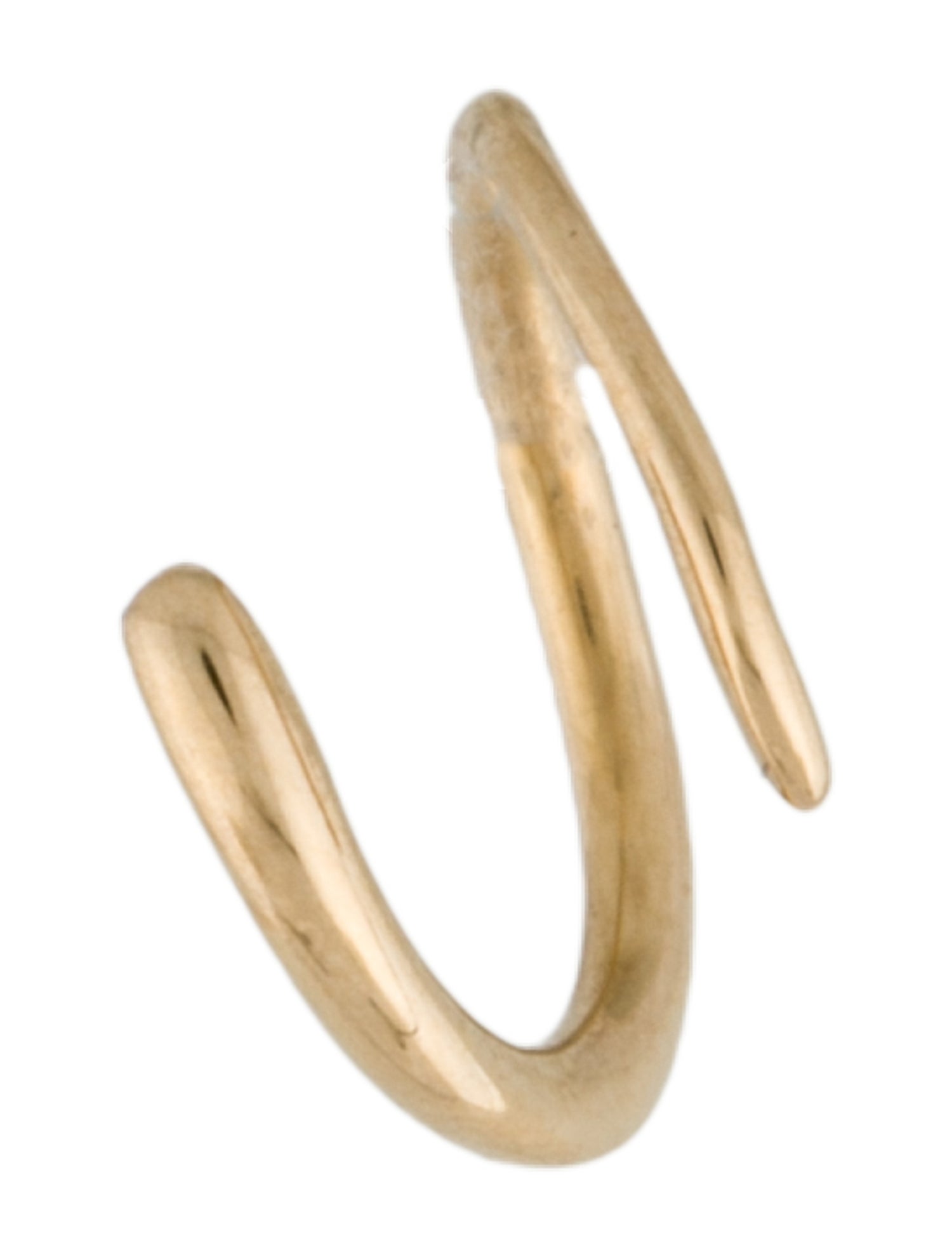 Mejuri 14K Spiral Hoop Single Earring